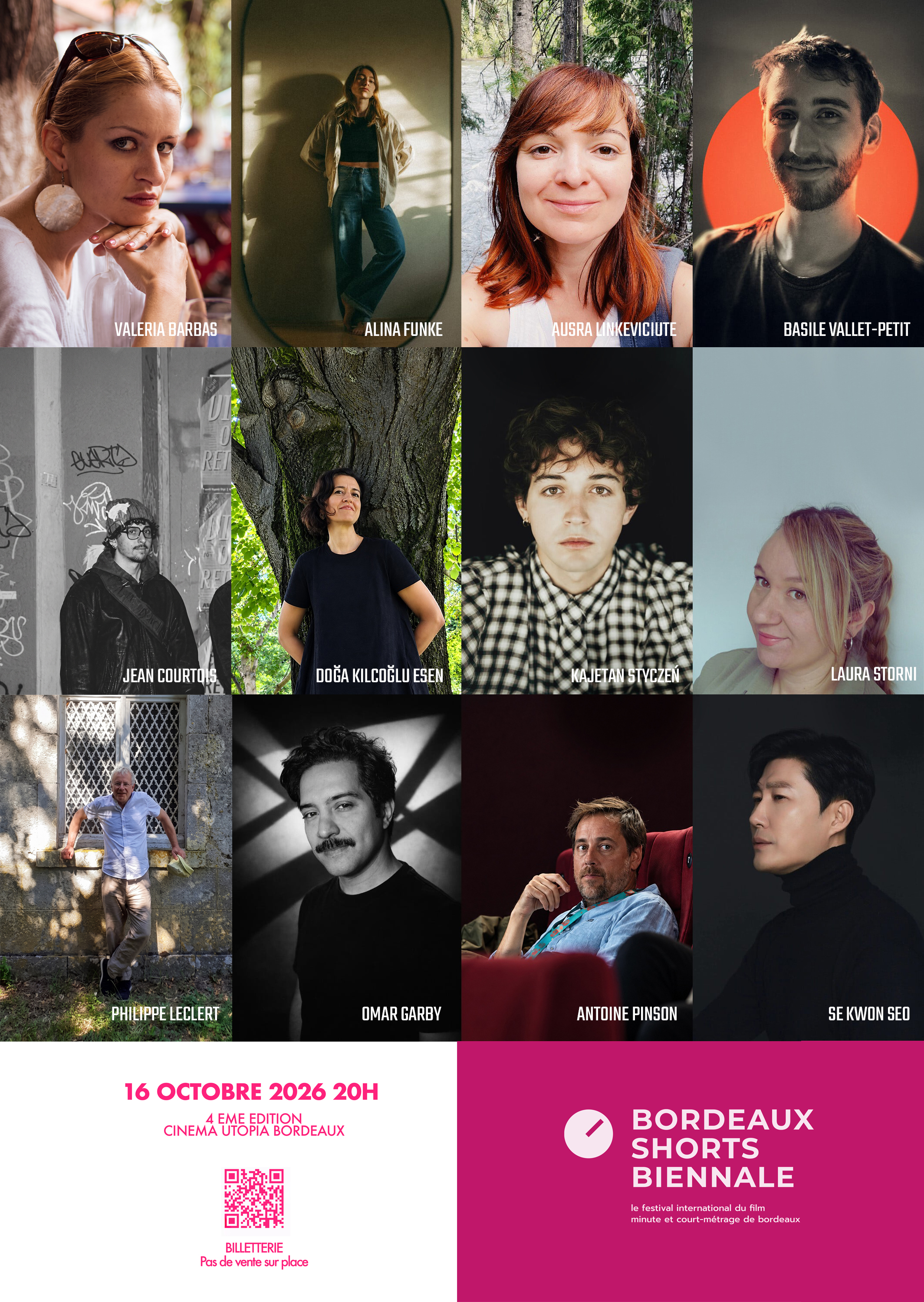 Bordeaux Shorts Biennale 2026 poster
